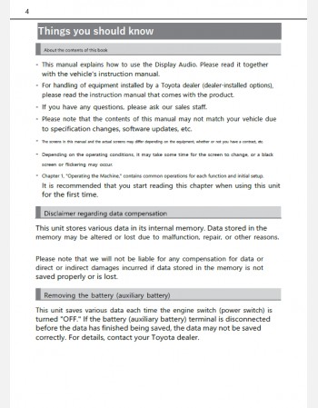 toyota roomy 2024-2025 navigation & infotainment system manual